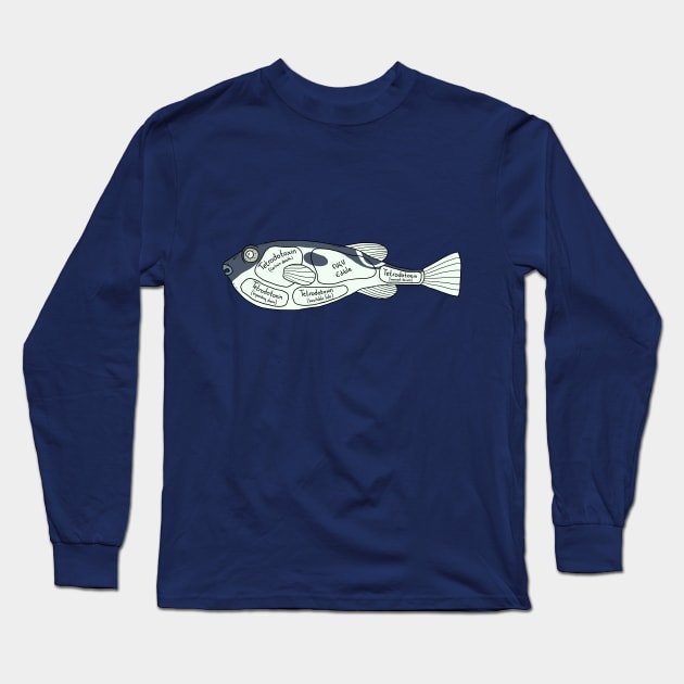 Fugu Long Sleeve T-Shirt by Ashfosaurus